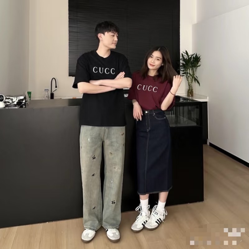 구찌 고품질 남여공용 반팔티 2칼라 35