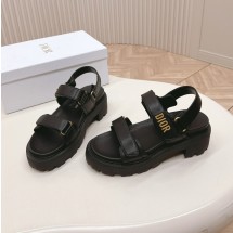 디올 액트 플랫폼 샌들 블랙 KCO016LAB