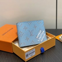 루이비통 남자 반지갑 멀티플 월릿 스카이 블루 M14691