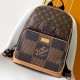 루이비통 x 니고 캠퍼스 백팩 다미에 에벤 자이언트 브라운 N40380