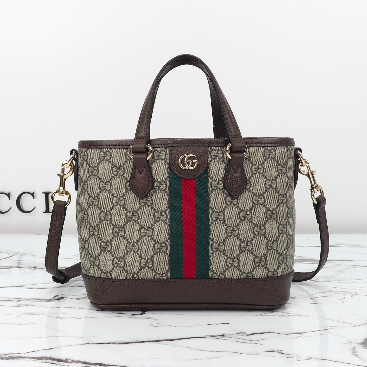 구찌 오피디아 더블 G 클래식 스몰 토트백 2컬러 836848