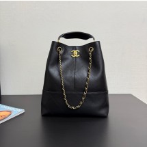 샤넬 쇼핑백 스웨이드 카프스킨, 유광 램스킨, 골드 메탈 2컬러 AS5635