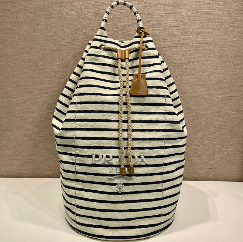 프라다 스트라이프 캔버스 2VY011