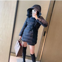 버버리 여성 벨티드 나일론 퍼퍼 숏 패딩 2컬러 80450211