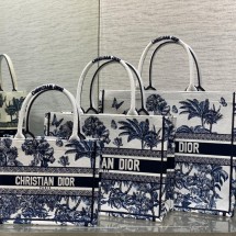 디올 리비에라 북 토트 백 뜨왈 드 주이 팜스  M1296ZEYD