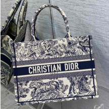 디올 북 토트백  트왈 드 주이 자수  M1296ZTDT