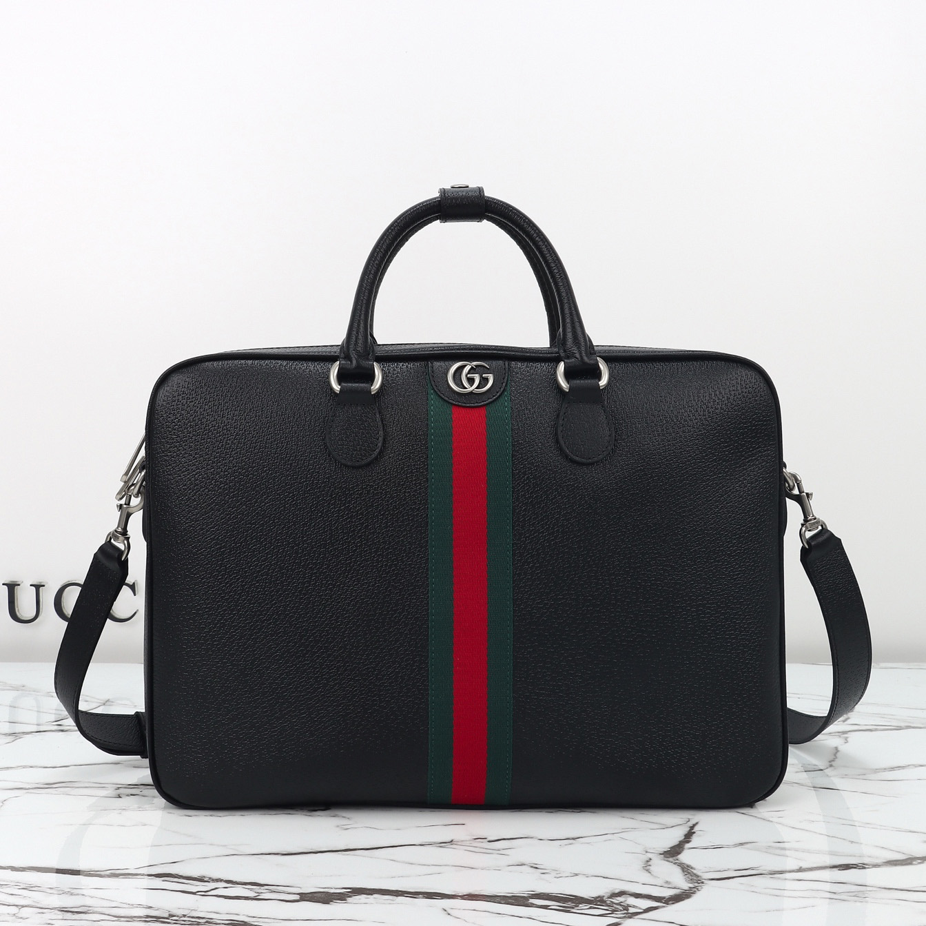 구찌 오피디아 더블 G로고 가죽 서류가방 834461