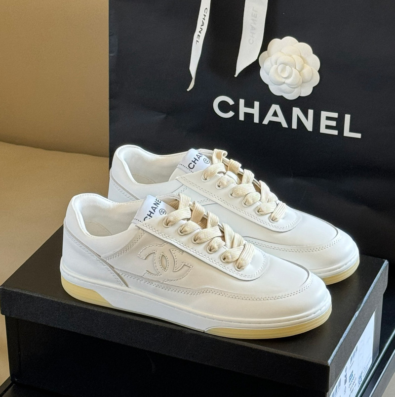 샤넬 24SS 제니 테니스 스니커즈 올화이트 G39978