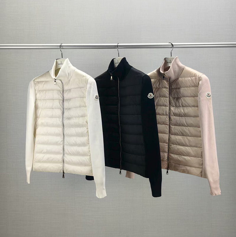 몽클레어 투소재 가디건 스웨터 여성 3컬러 K20939B00023M113120F