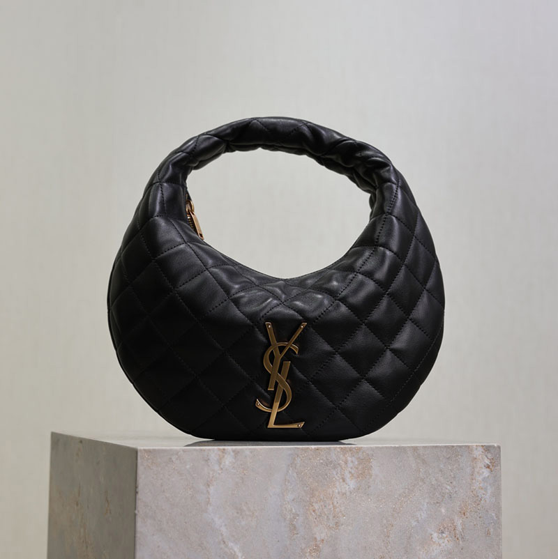 생로랑 아이케어 베이비 퀄팅 브론즈 쥬얼리 스웨이드 토트백 2컬러 851689