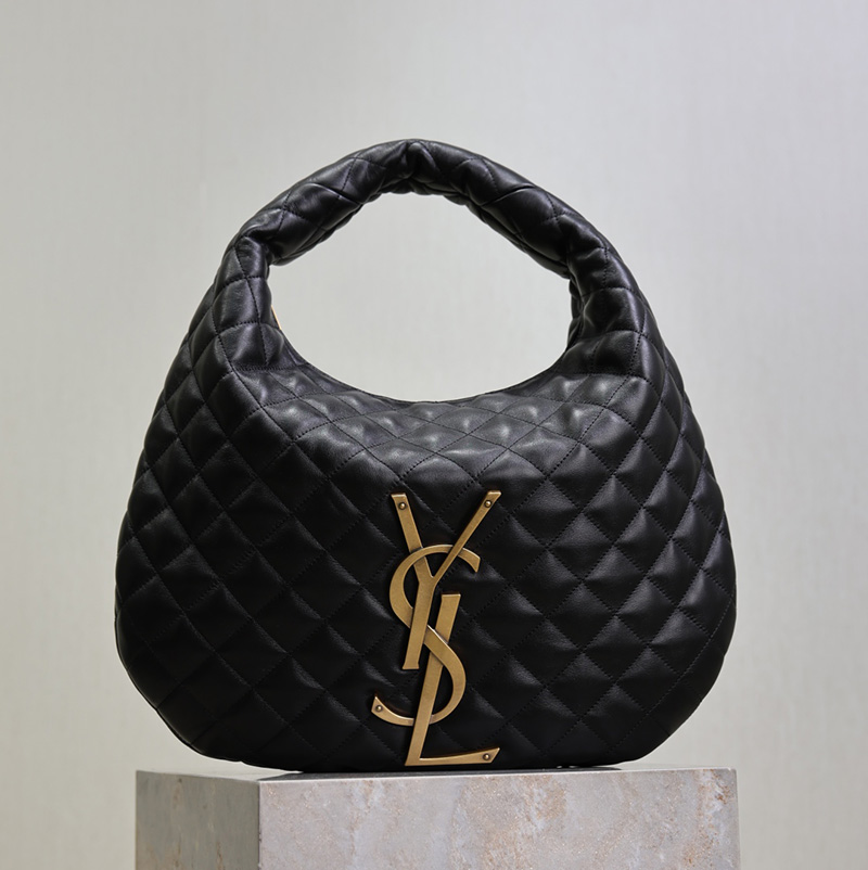 생로랑 퀄팅솔리드 무스탕 호보백 2컬러 858160