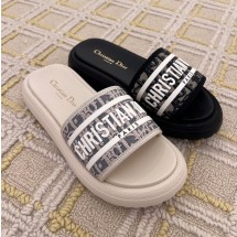 디올 iviera Dway 뮬 딥 블루 오블리크 2컬러 KCO387OLF