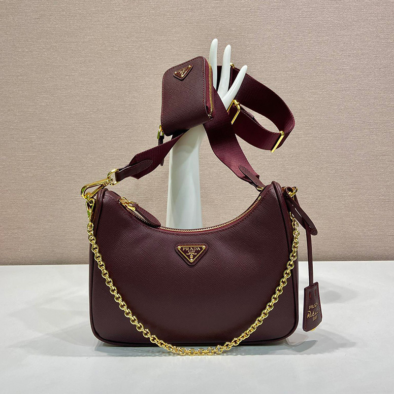 프라다 리에디션 가죽 숄더백 1BH204