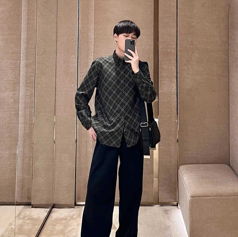 버버리 체크 코튼 셔츠 2컬러 80988411