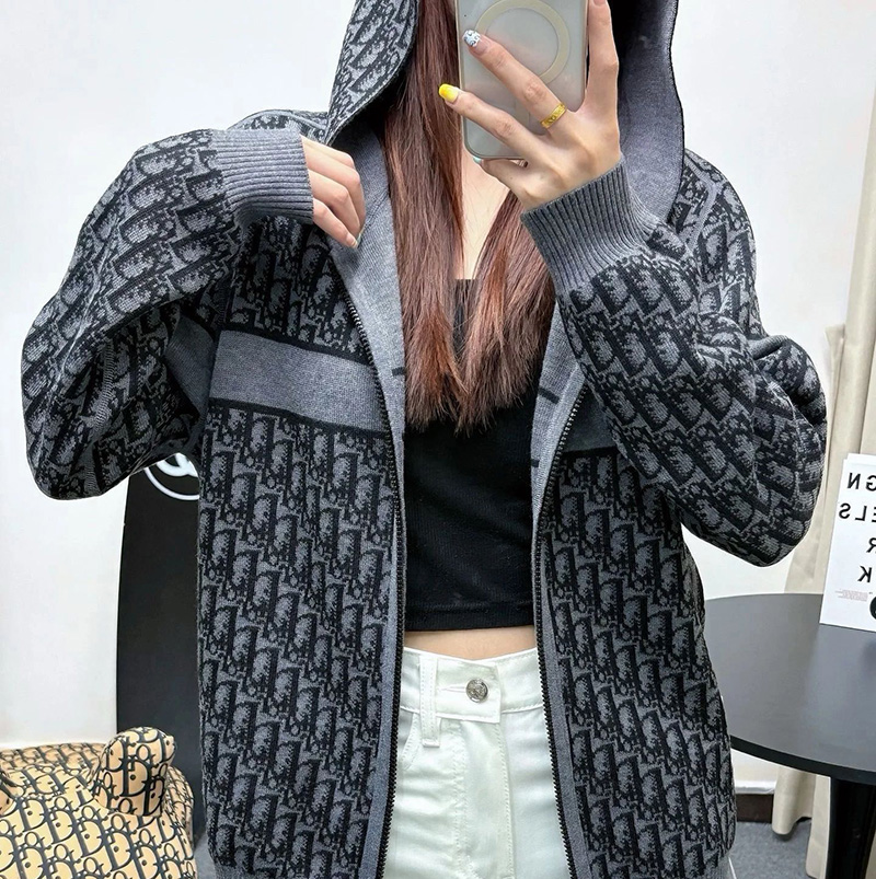 디올 고품질 여성 후드자켓 02