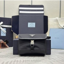 프라다 리나일론 사피아노 레더 폰 케이스 크로스백 블랙 2ZH108