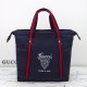 구찌 다크 블루 캔버스 크레스트 토트백 816863