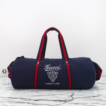 구찌 남자 라지 프린트 캔버스 더플백 816866