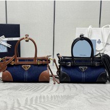 프라다 미니 보니 레더 토트백 2컬러 1BA486