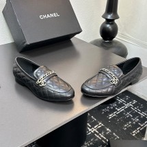 샤넬 퀄팅 체인참 스카이블루 로퍼 3컬러 G37312