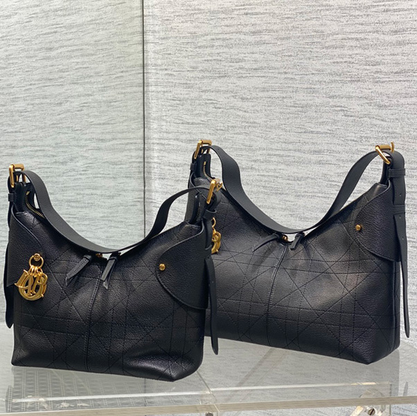 디올 보야지 백 미듐 매크로까나쥬 블랙 M2846UJVC