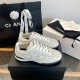 샤넬 스니커즈 카프스킨 화이트 G45839