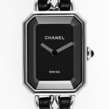 샤넬 프리미에르 아이코닉 체인 시계 블랙 7.6mm H7022
