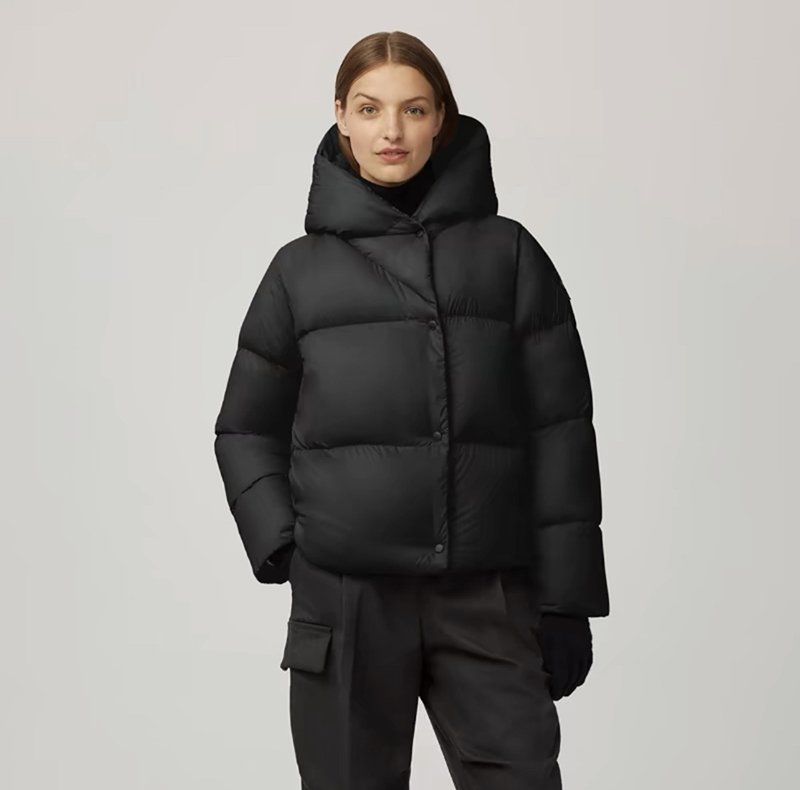 캐나다구스 솔리드 후드 싱글스트레이트 긴팔 자켓 여성 4컬러 4829W +