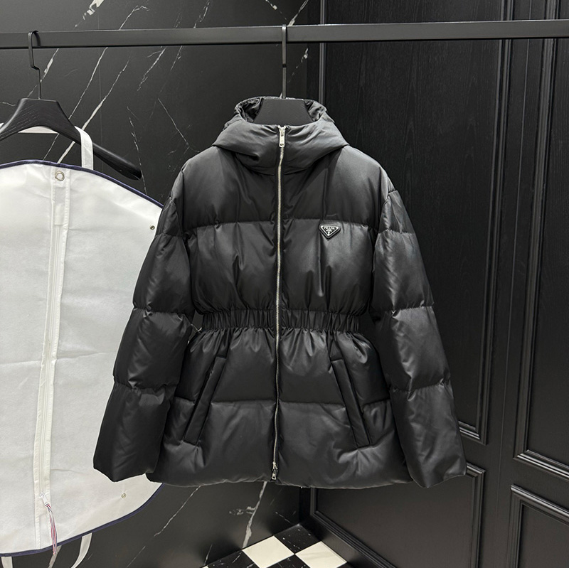 프라다 리나일론 블랙 패딩 다운 재킷 292214 1WQ8 J