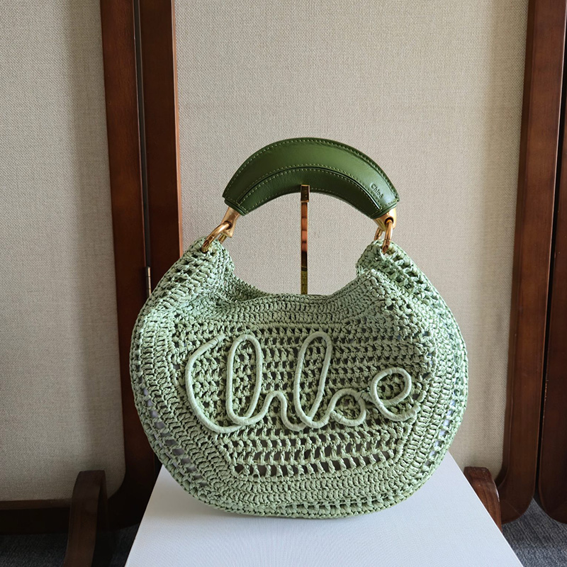 25FW 끌로에 토트백 그린 CH25US902P08