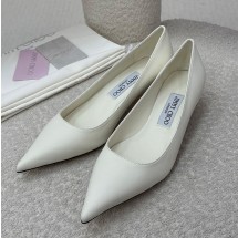 지미추 지미 추 아멜리아 35 가죽 신발 3.5CM 화이트  143185739