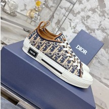 디올 남성 오블리크 B23 로우탑 스니커즈 남여공용 블루베이지 3SN249ZSA 961