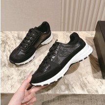 샤넬 25FW CC로고 라미네이티드 벨벳 스니커즈 블랙 G46609