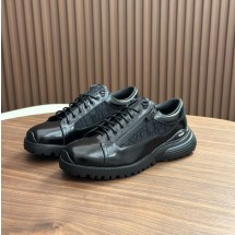 디올 오블리크 컴뱃 더비 슈즈 올블랙 3DE379ZXF_H969