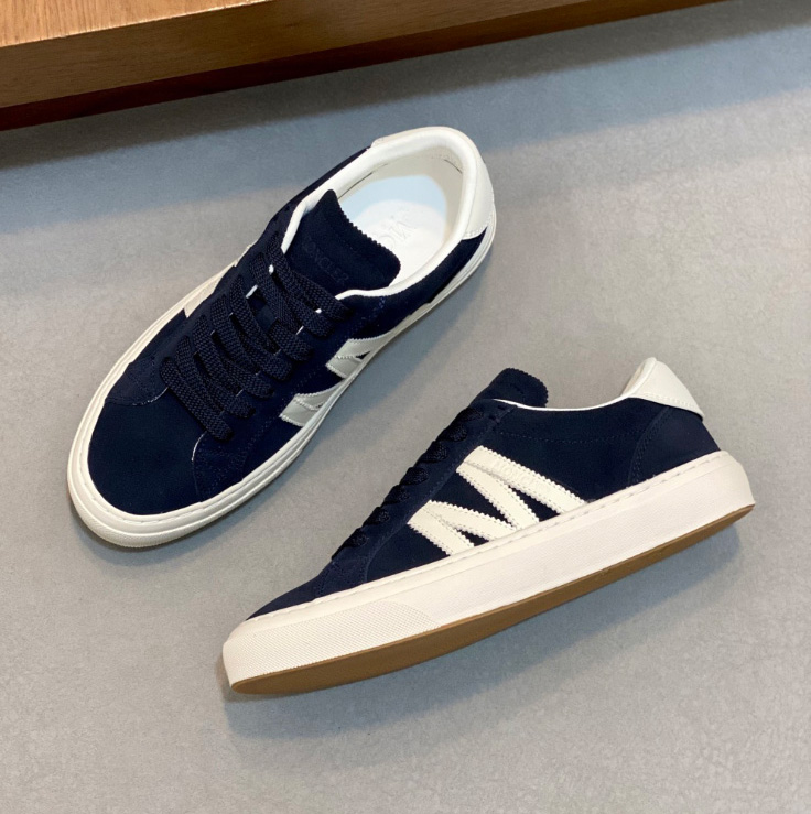 몽클레어 남성 모나코 2 로우탑 스니커즈 네이비 K109A4M00180M607074U