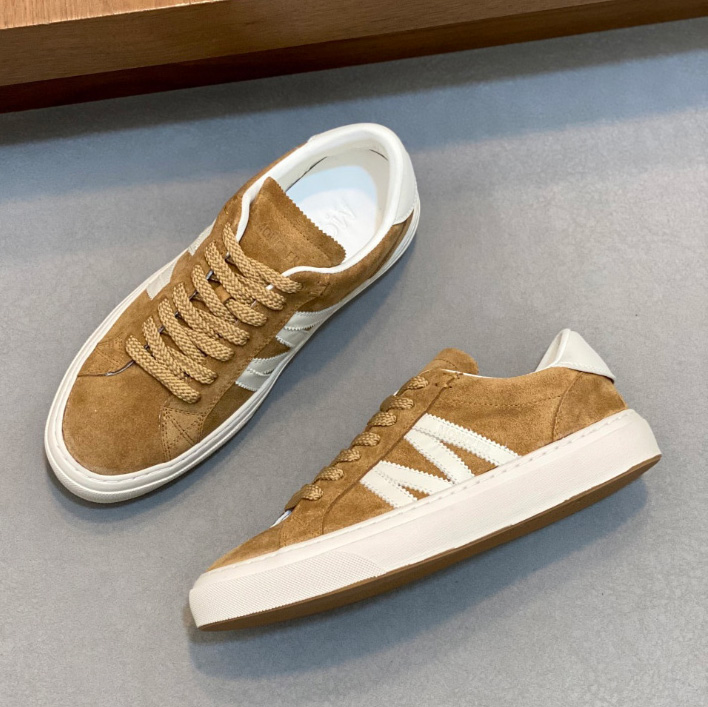 몽클레어 남성 모나코 2 로우탑 스니커즈 카멜 K109A4M00180M607074U