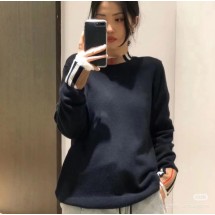 버버리 Eyre 체크 울 캐시미어 여성 니트 블랙 80910381 F