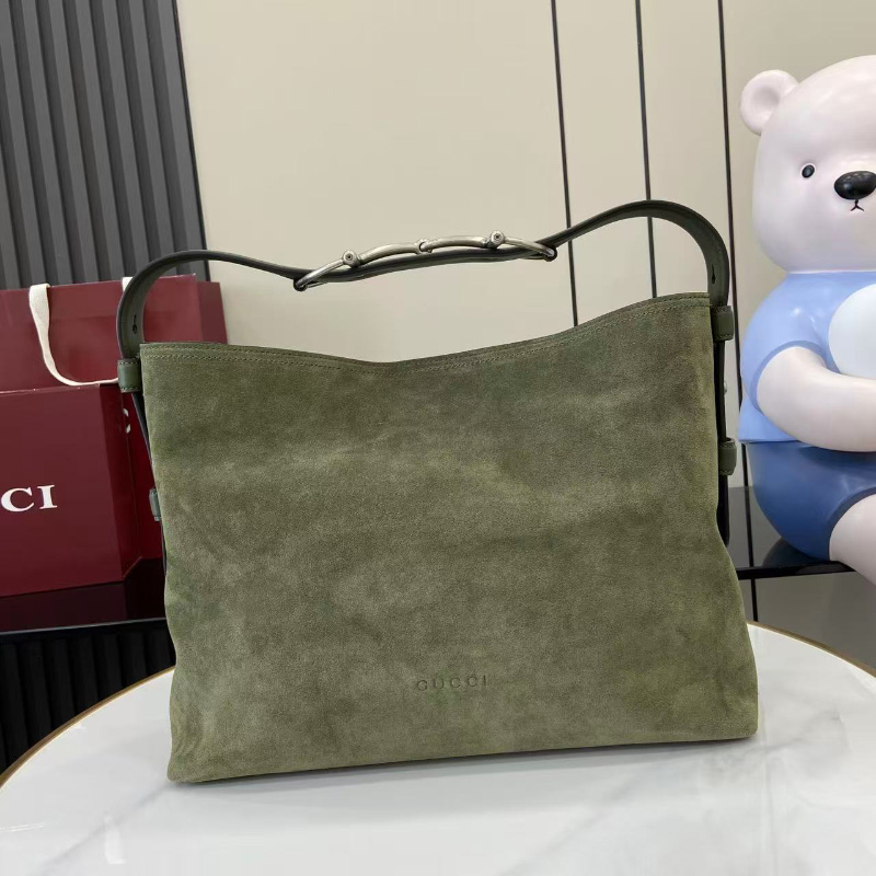 구찌 GG 스웨이드 비아트릭스 숄더백 카키 850926