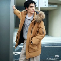 MLB  고프코어 아웃포켓 FUR 미드 구스 패딩 남여공용 3ADJB1346  F