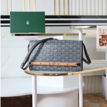 고야드 올드 프린트 탈부착 숄더 플랩 캔버스 가죽 크로스백 MONTECPMLTY51CL51P