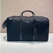 프라다 삼각로고 리나일론 더플백 블랙 2VC013