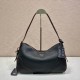프라다 에이미 라지 가죽 숄더백 블랙 1BC280