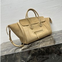 셀린느 미듐 뉴 러기지백 스웨이드 베이지 L100E2N22 02BG