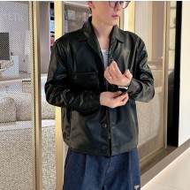 로로피아나 고품질 남성 가죽 자켓 13  C