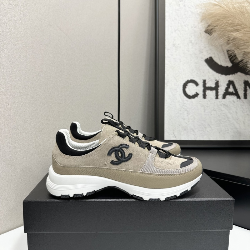 샤넬 26SS CC로고 스니커즈 스웨이드 베이지 G47010