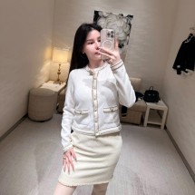 샤넬 26C 가디건 블루 마린 P81074  H