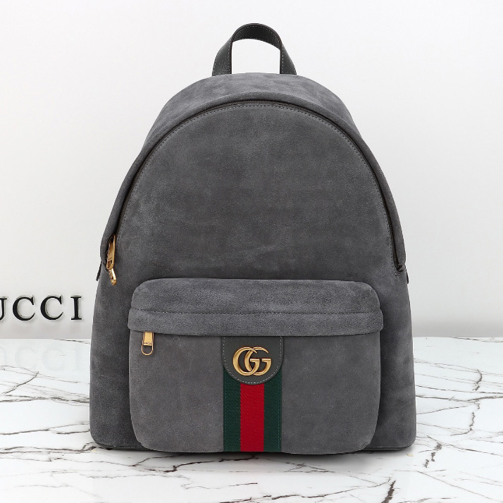 구찌 미디엄 스웨이드 남성 백팩 834466