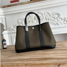 에르메스 가든 파티 30 백 네곤다 팔라듐 하드웨어 에뚜쁘 카키 H051568CK18