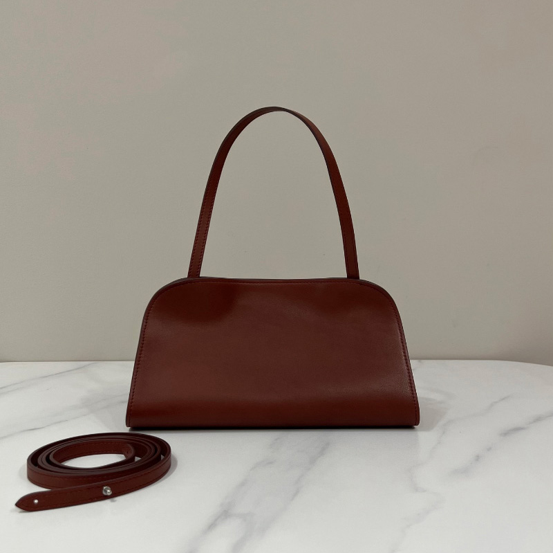 더 로우 Peggy 가죽 클러치 와인 W1774L72DEOS