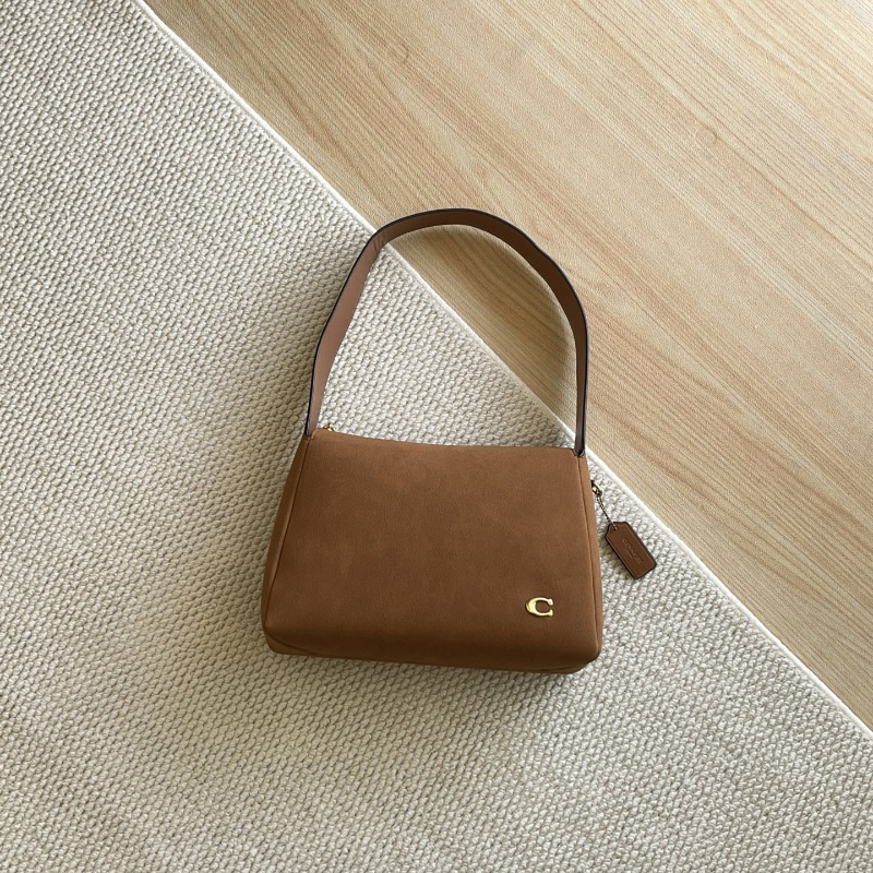 코치 로라 숄더백 스웨이드 CCC48